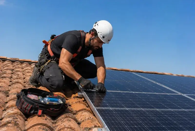 Maintenance et monitoring de panneaux solaires à Lipsheim